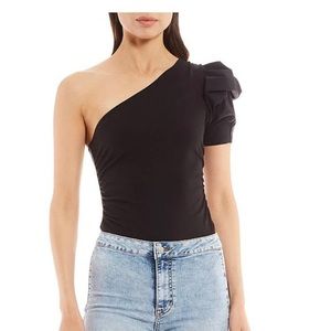 Free People Something Bout You One Shoulder Bodysuit